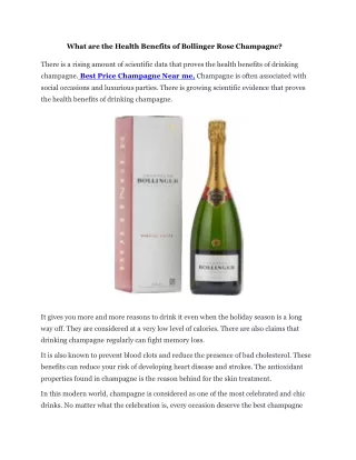 What-are-the-Health-Benefits-of-Bollinger-Rose-Champagne