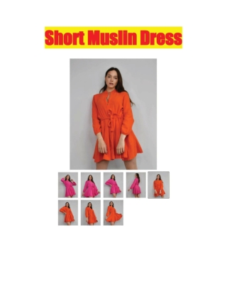 Short Muslin Dress