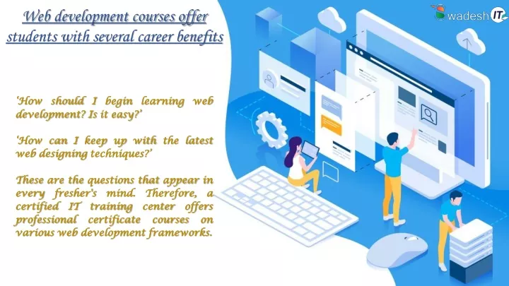 web development courses offer students with