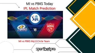 MI vs PBKS Today IPL Match Prediction – Who will win today IPL match MI vs PBKS