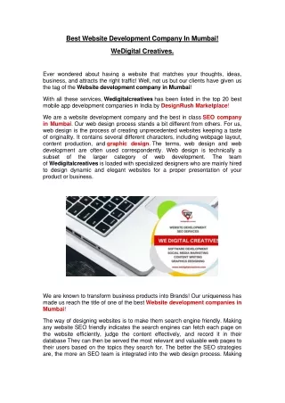 best website development company in mumbai