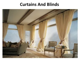 curtains and blinds