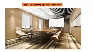 top 7 co working space in delhi ncr