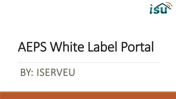aeps white label portal