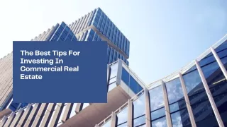 How to Invest in Commercial Real Estate | Mes Group