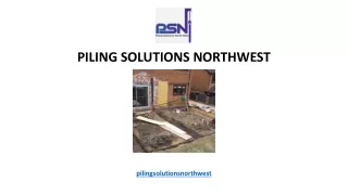 piling solutions northwest