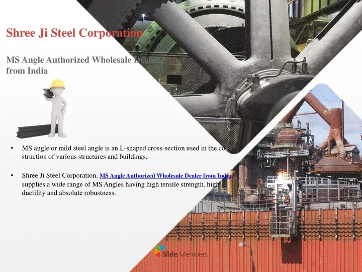 shree ji steel corporation ms angle authorized wholesale dealer from india