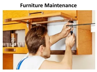 furniture maintenance