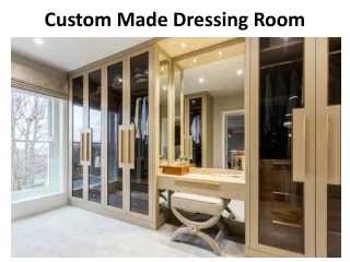 custom made dressing room