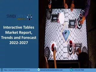 interactive tables market report trends