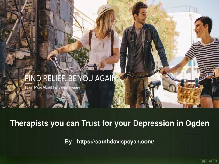 therapists you can trust for your depression in ogden