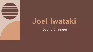 Joel Iwataki - A Passionate Influencer From United States