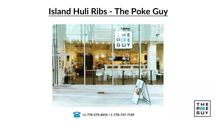 island huli ribs the poke guy