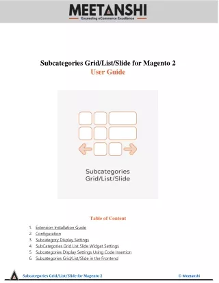 subcategories grid list slide for magento 2 user