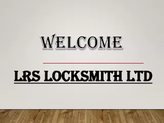 welcome