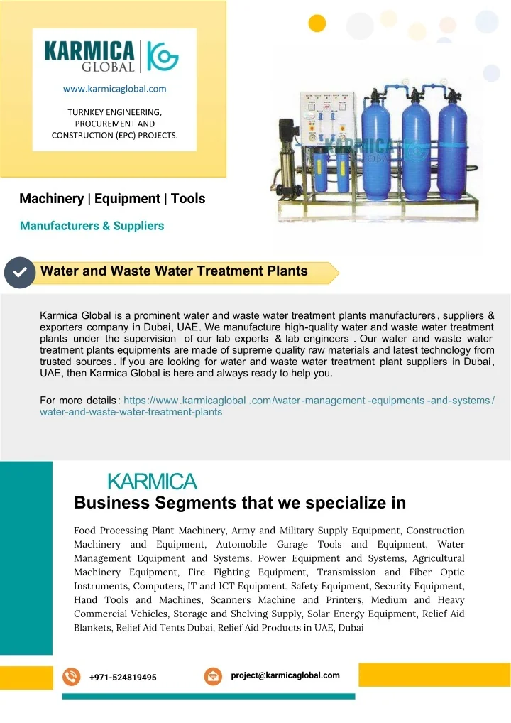 PPT - Water and Waste Water Treatment Plants Manufacturers PowerPoint ...