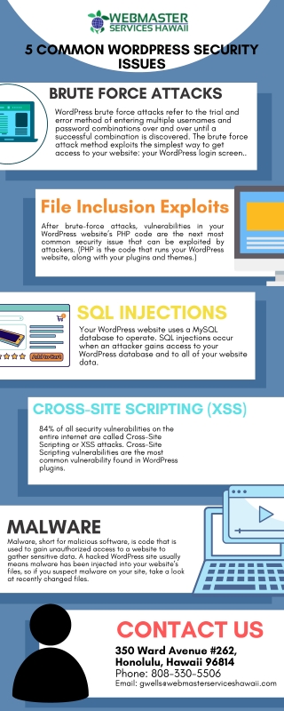 5 common wordpress security issues