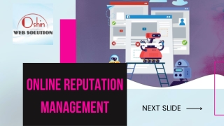 o nline reputation management