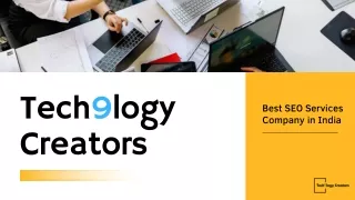 Best SEO Services Company in India - Tech9logy Creators
