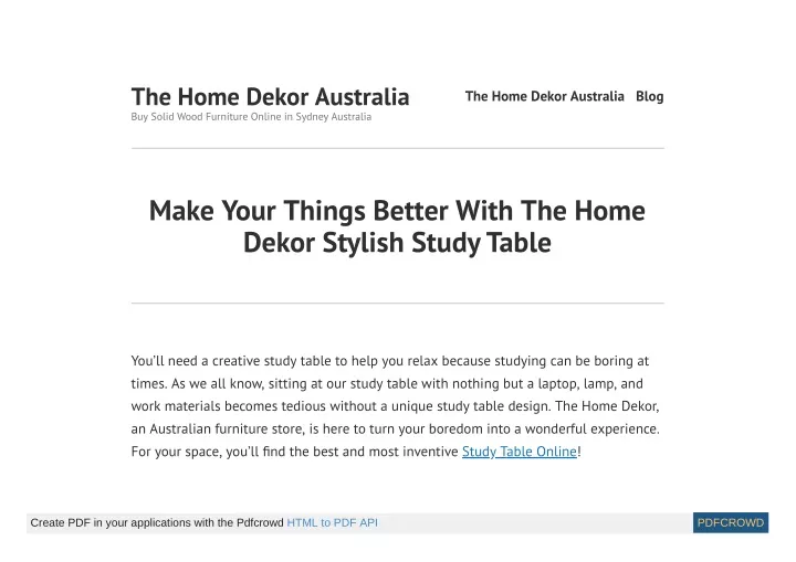 the home dekor australia buy solid wood furniture