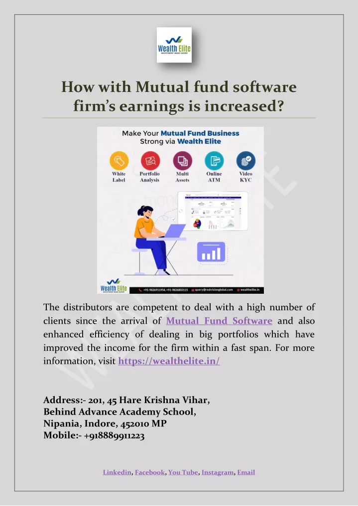 how with mutual fund software firm s earnings