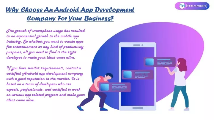 why choose an android app development company