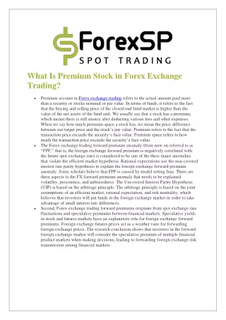 Which Exchange is best for Forex Trading?