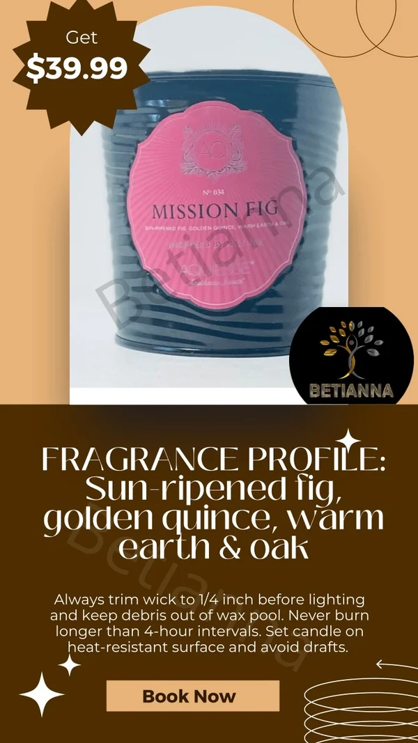 Buy High-Quality Aquiesse Cinnamon Tabac Scented Candle