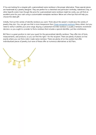if you are looking for a singular gift