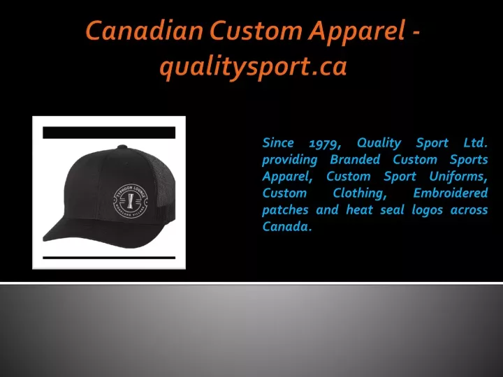 canadian custom apparel qualitysport ca