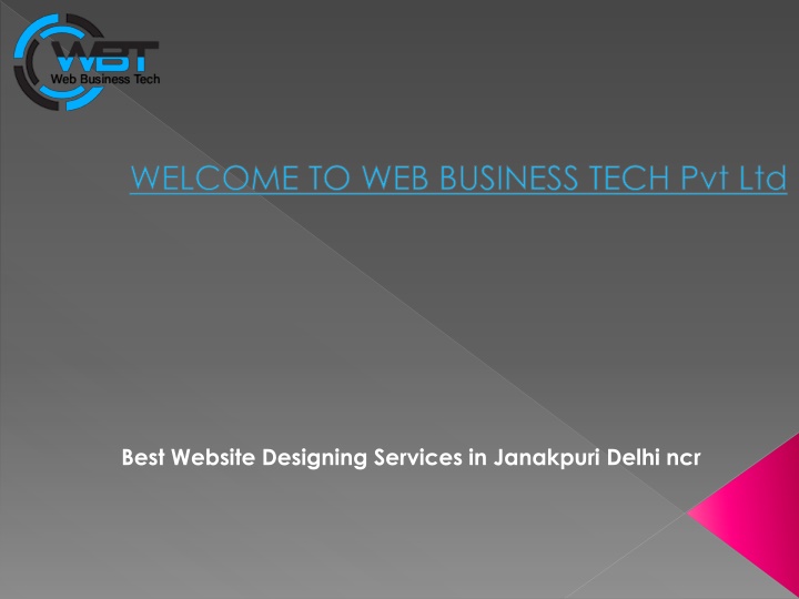 welcome to web business tech pvt ltd
