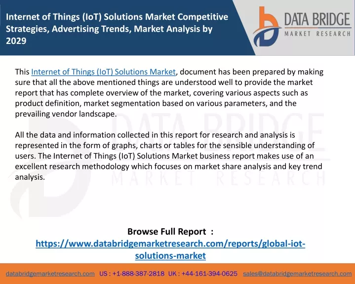 internet of things iot solutions market