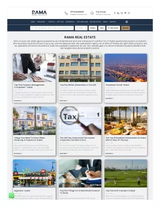 Explore Dubai - Rama Real Estate