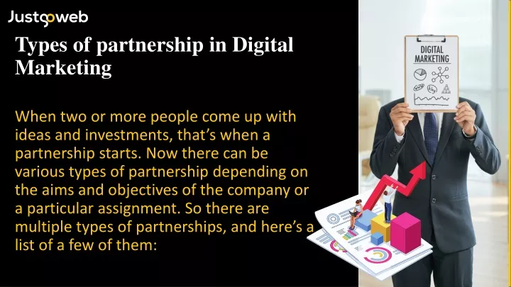 types of partnership in digital marketing when