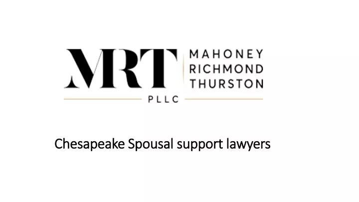 chesapeake spousal support lawyers