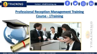 contact info@1training org