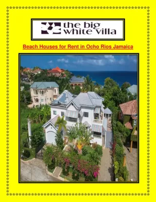 Beach Houses for Rent in Ocho Rios Jamaica