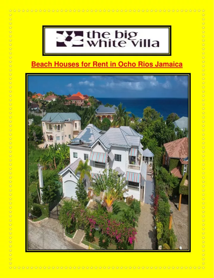 beach houses for rent in ocho rios jamaica
