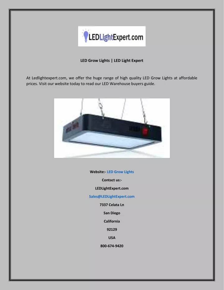 led grow lights led light expert