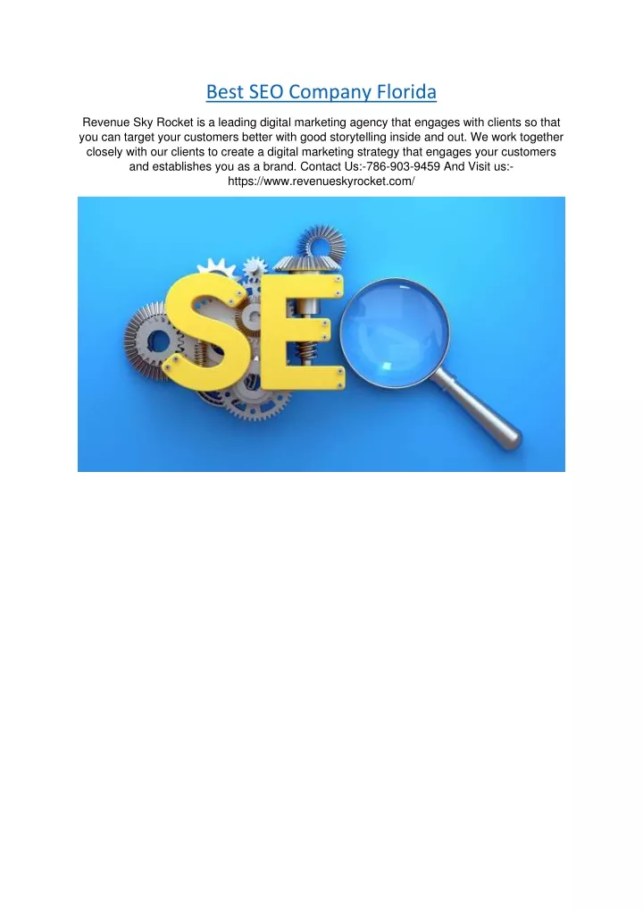 best seo company florida