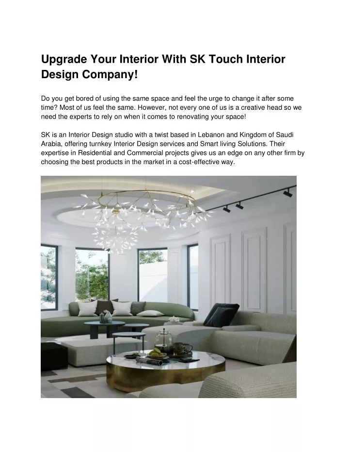 upgrade your interior with sk touch interior