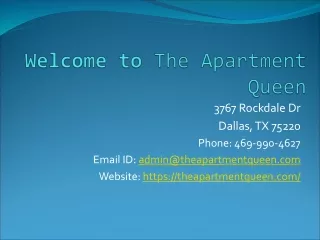 The Apartment Queen - Apartment Spreadsheet