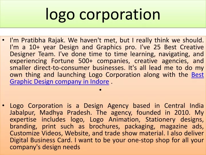 logo corporation