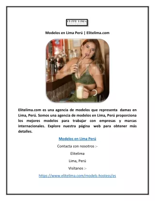 Modelos en Lima Perú | Elitelima.com