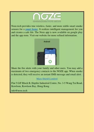 Smart Home | Noze.tech