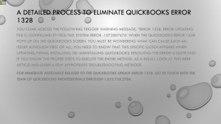 a detailed process to eliminate quickbooks error 1328