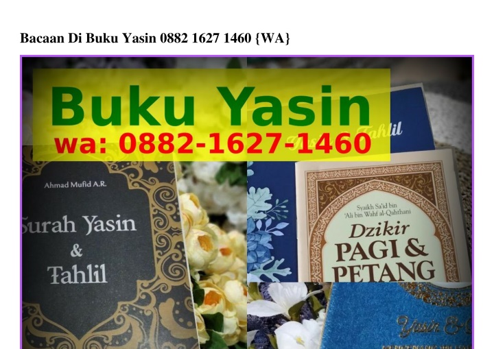 bacaan di buku yasin 0882 1627 1460 wa