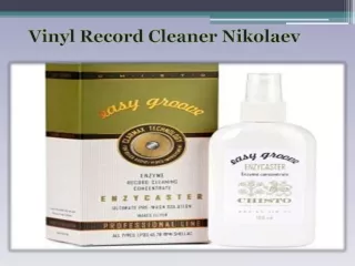 Vinyl Record Cleaner Nikolaev