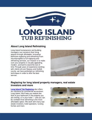 Long Island Tub Refinishing