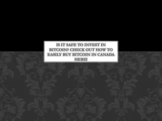 is it safe to invest in bitcoin check out how to easily buy bitcoin in canada here